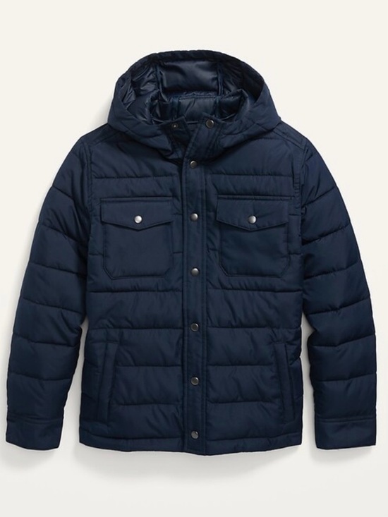 Old Navy Other - Old Navy Boys Water-resistant Utility Puffer Hooded Jacket